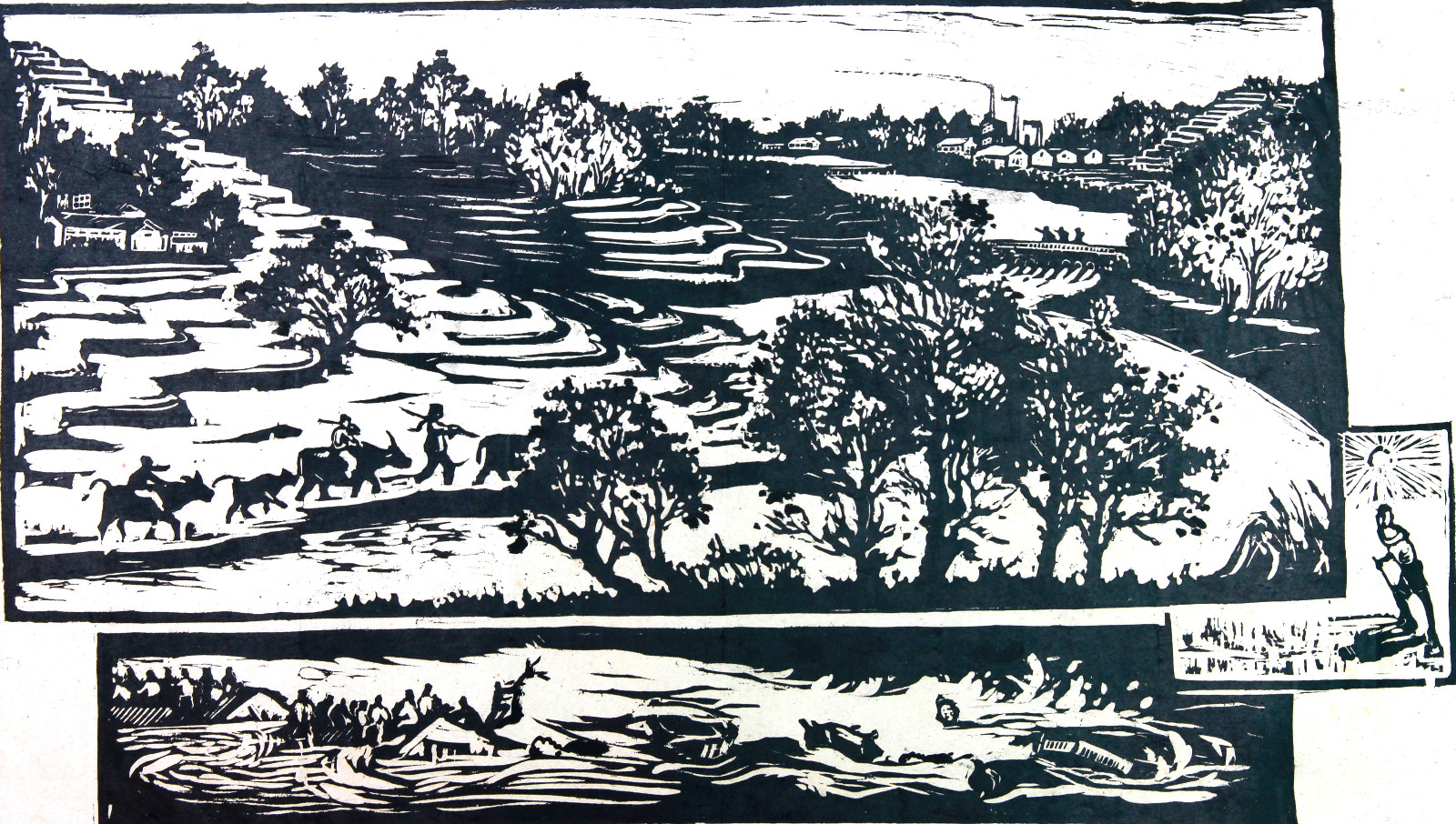 《幸福的日子》组画 48.2x26.1cm 1963年（中国美术馆藏）.JPG