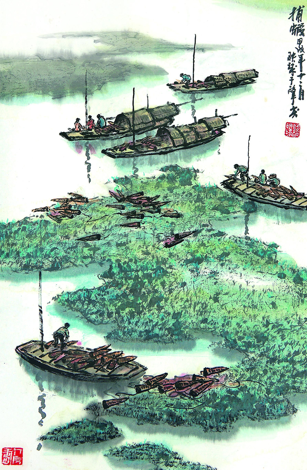 中国画 捕虾 1994年.jpg