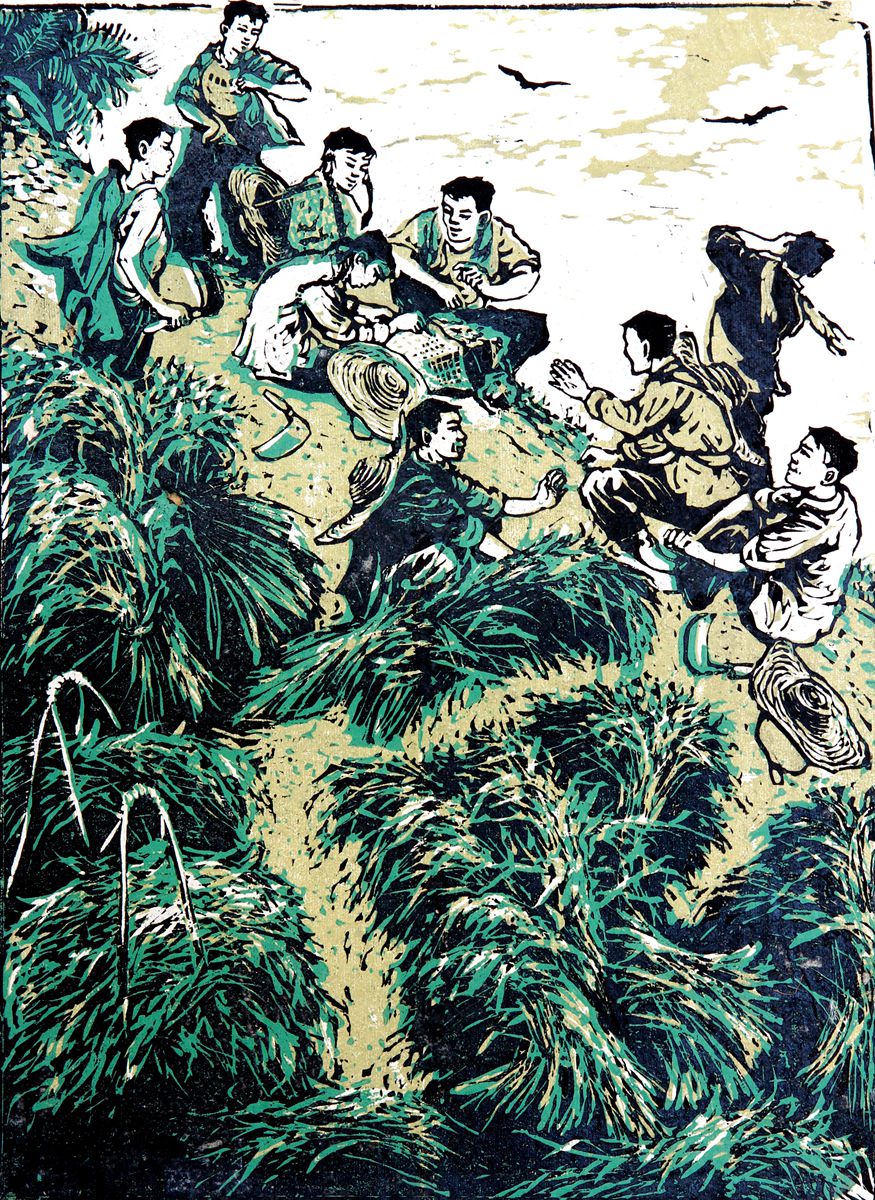 《下战书（战地会议）》 28.7x38.8cm 1960年（中国美术馆藏）_副本.jpg