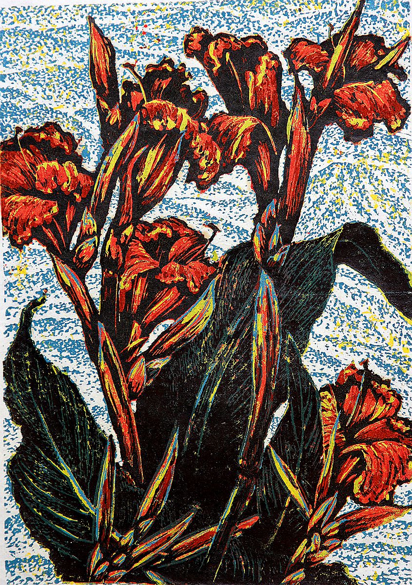 《鲜花》 32x23cm 1985年 中国美术馆馆藏_副本.jpg